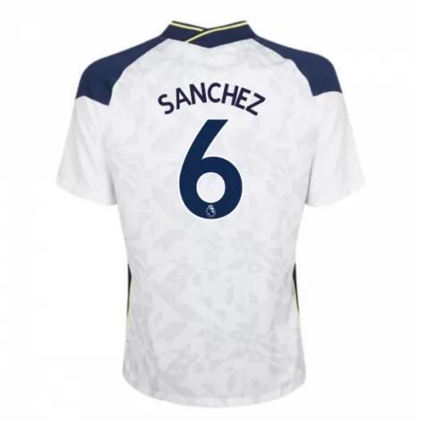 Tottenham Hotspur Home Kit Soccer Jersey SANCHEZ 6 2020/21